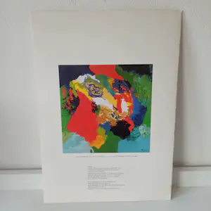 Karel Appel - Catalogus/vouwblad tentoonstelling Haags Gemeentemuseum 1990/1991 kopen? Bied vanaf 20!