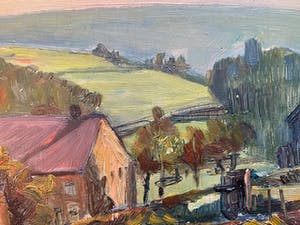 Georges Strale - Ardens landschap kopen? Bied vanaf 45!