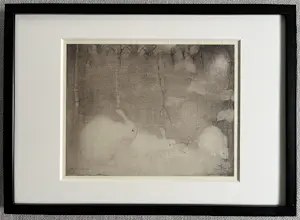 Jan Mankes - Originele Heliogravure Konijntjes in Herfstbos 1923 kopen? Bied vanaf 135!