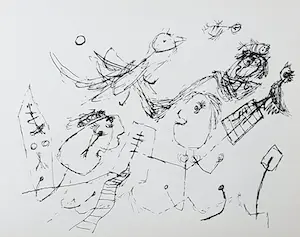 Corneille - Promenade au pays de pommes (herdruk 1966), gesigneerde publicatie kopen? Bied vanaf 75!