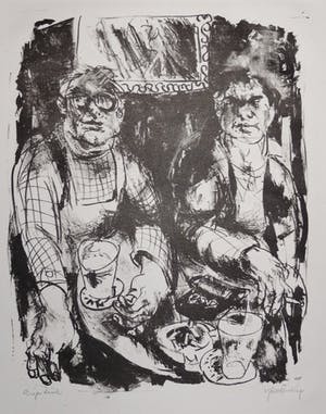 Jan Mensinga - Cafescene kopen? Bied vanaf 39!