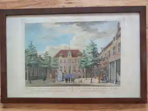 Buy Pieter Fouquet - Gezicht van het jongens-wees-huys der Roomsch-gezinden, te Amsterdam? Bid from 80!