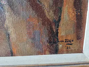 Paul van Eeden - realistisch geschilderd olieverf op doek - 1942 - schilders stilleven - GROOT! kopen? Bied vanaf 65!