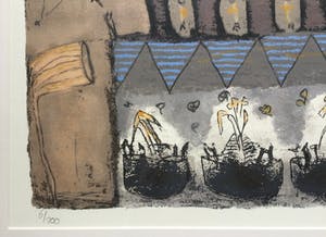 Liesbeth Rahder - z.t. | kleuren zeefdruk - ingelijst (groot) kopen? Bied vanaf 79!