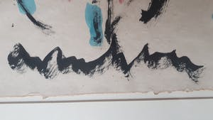 Anton Heyboer - gemende techniek, vrouw op dik molen papier kopen? Bied vanaf 199!