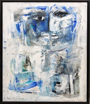 Charlotte Molenkamp - olieverf op doek : omhelzing kopen? Bied vanaf 2750!