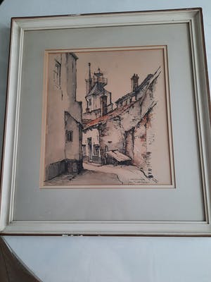 Jan Korthals - schilderij harderwijk kopen? Bied vanaf 80!