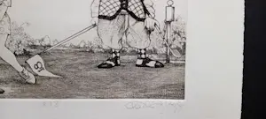 Buy Charles Bragg - ETS: THE PERFECT COUPLE/HOLE 18 Handgesigneerd uit 1975? Bid from 85!
