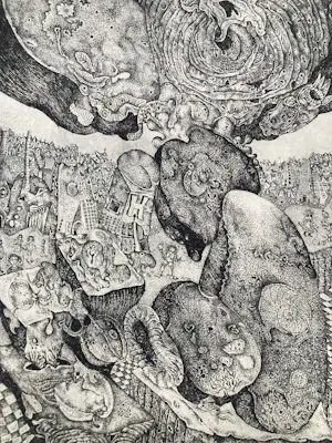 Ab Steenvoorden - Handgesigneerde en genummerde ets II uit oplage X (10)stuks kopen? Bied vanaf 75!