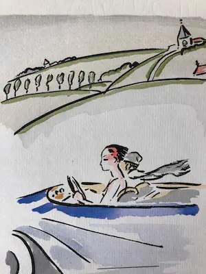 Kees van Dongen - Kees van Dongen - In de auto - 1925 kopen? Bied vanaf 495!