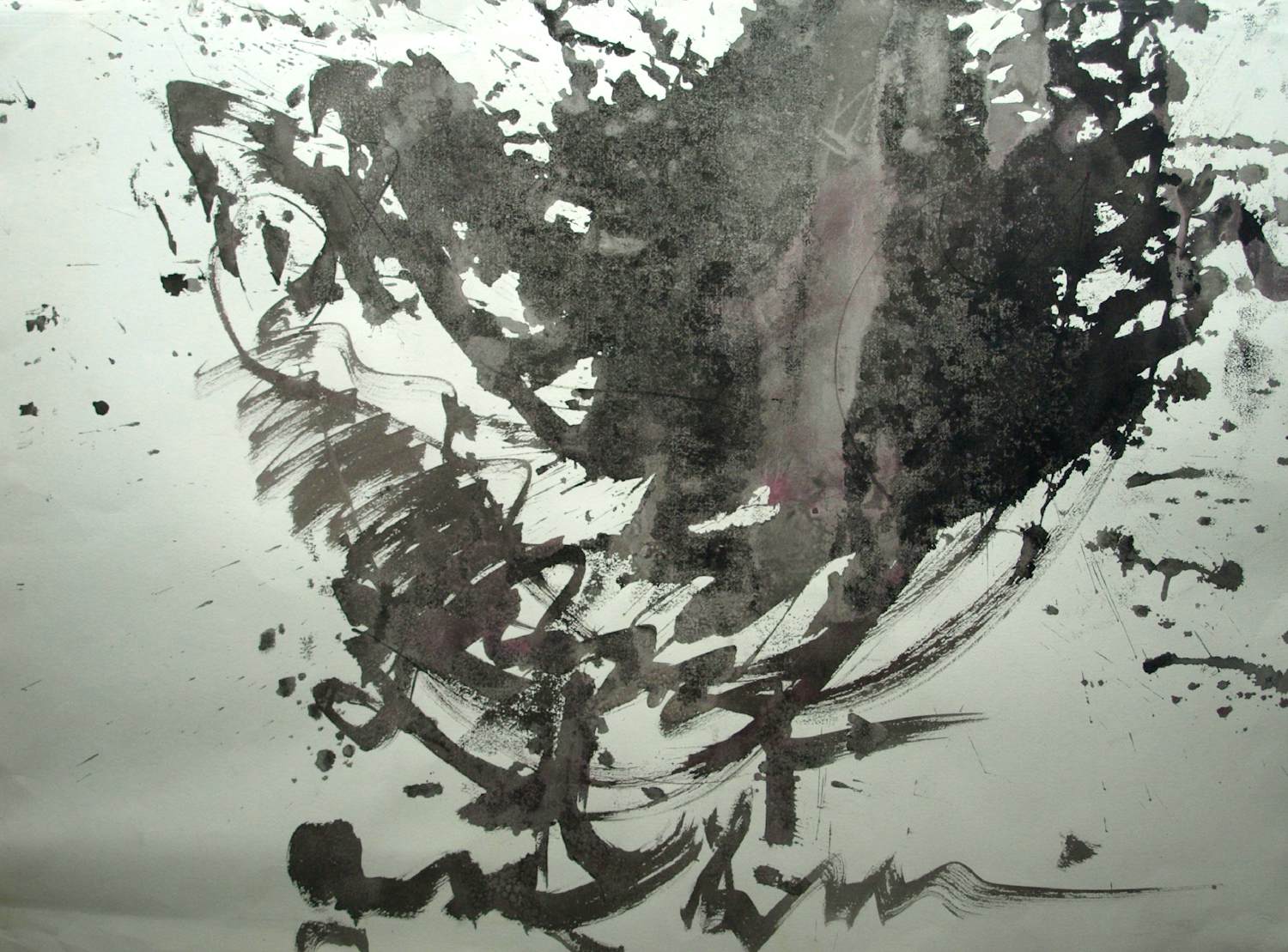 Anton Heyboer - Acrylverf , Abstracte voorstelling Oervogel / Kip – 79 x 107 cm. kopen? Bied vanaf 150!