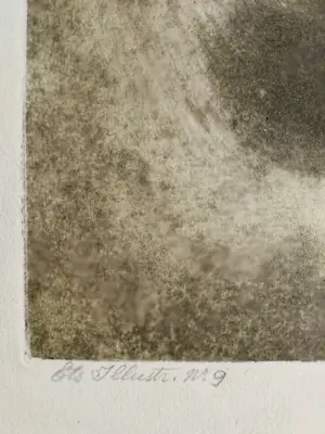 Etie van Rees - Ets "Illustr. no. 9" kopen? Bied vanaf 10!