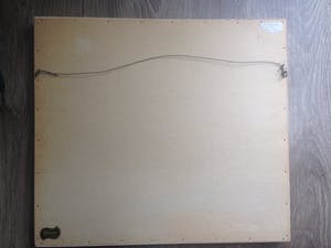 Jan Weinand De Jonge - Expressionistisch landschap met Groningse of Friese boerderijen kopen? Bied vanaf 90!