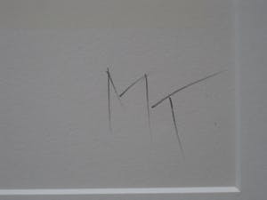 Metten Koornstra - meester van de verstilling - Litho - Vrouw in landschap - gesigneerd - jaren 60 kopen? Bied vanaf 10!