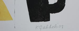 Klaas Gubbels - sjabloondruk 'Diabolo met Zwarte Kan' - 2007 kopen? Bied vanaf 275!
