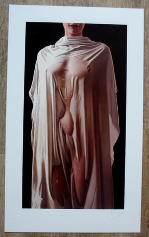 Willi Kissmer - giclée: Draperie kopen? Bied vanaf 125!