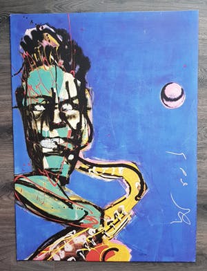 Herman Brood - De band, complete serie van vijf zeefdrukken kopen? Bied vanaf 1250!