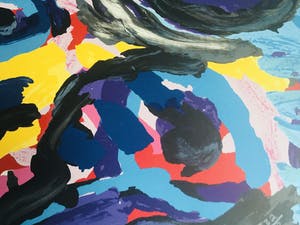 Karel Appel - 3 faces like clouds kopen? Bied vanaf 390!