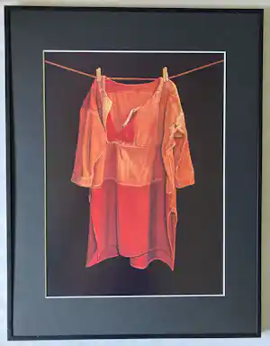 Jopie Huisman - Kleurengiclee 'roodbaaien hemd' vendu pour 60€ !