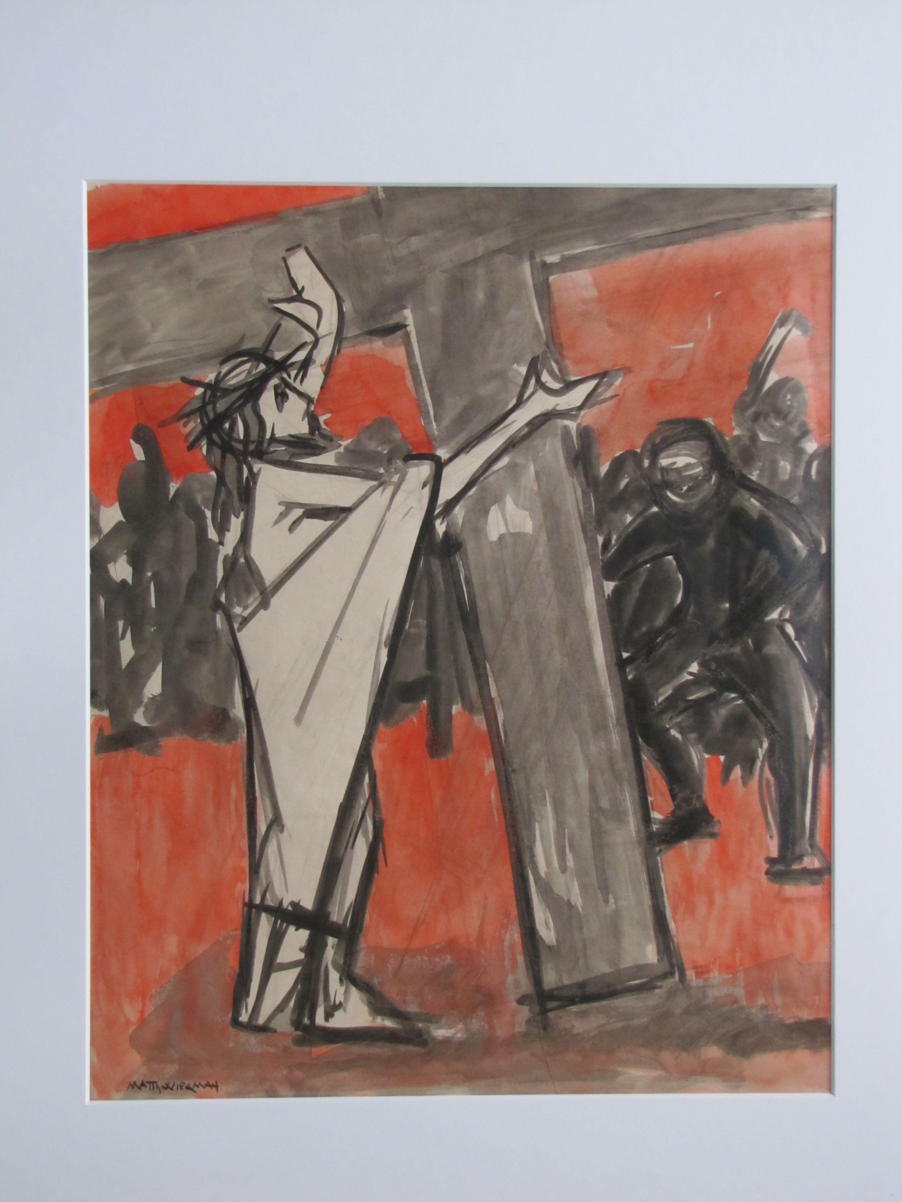 Matthieu Wiegman - Jezus na de verwijdering van het kruis verkocht voor € 490!