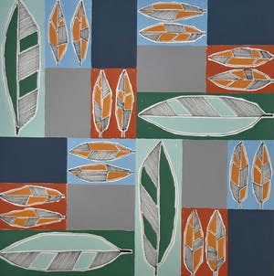 Ton Pape - Gouache - Geometrisch Abstract nr 252 kopen? Bied vanaf 35!