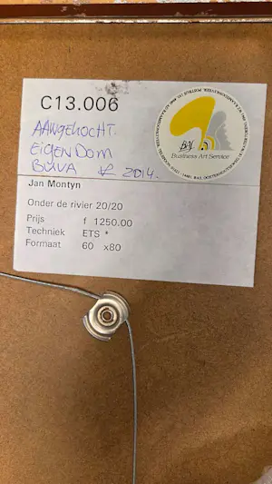 Jan Montyn - Onder de rivier kopen? Bied vanaf 100!