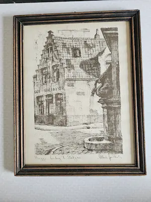 Albert Goethals - 2 Prachtige Tekeningen door Albert Goethals Belgische kunstenaar (1885-1973 kopen? Bied vanaf 25!