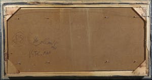 Jan Bollaert - Acryl op papier, V-Tol Map - Ingelijst (Groot) kopen? Bied vanaf 50!