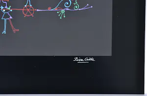 Pierre Caille - Zeefdruk - Gesigneerd - 54x42 cm - 1977 kopen? Bied vanaf 50!