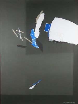 Gerard 't Hart - Collage, Zonder titel - Ingelijst (Groot) kopen? Bied vanaf 35!