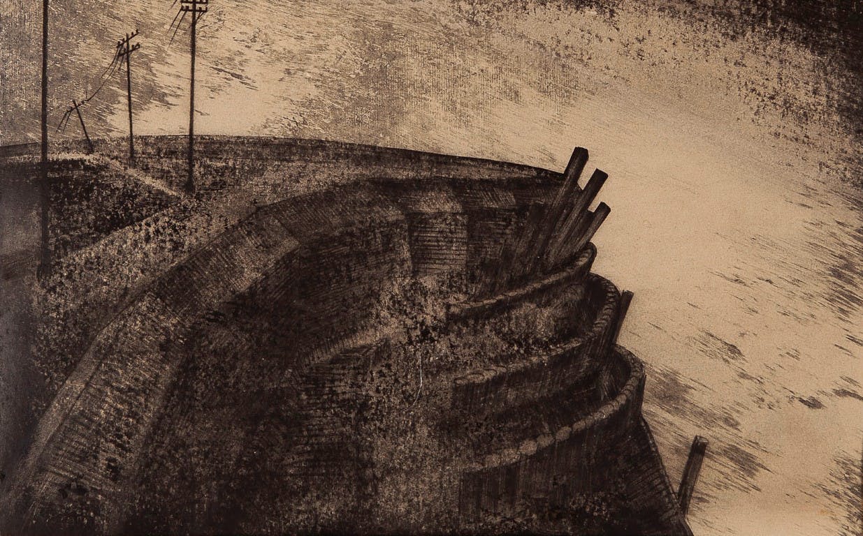 Cornelis Albert van Assendelft - Kerend getij bij Vlissingen (watersnood) - BKR Rotterdam kopen? Bied vanaf 10!