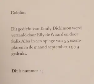 Emily Dickinson - Het hart vraagt eerst - Geluk kaufen? Bieten Sie von 20!