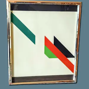 Horst Scheffler - Kunstdruck Abstrakte Composition 1971 handsigniert nummeriert 36/75 mit Rahmen kopen? Bied vanaf 320!