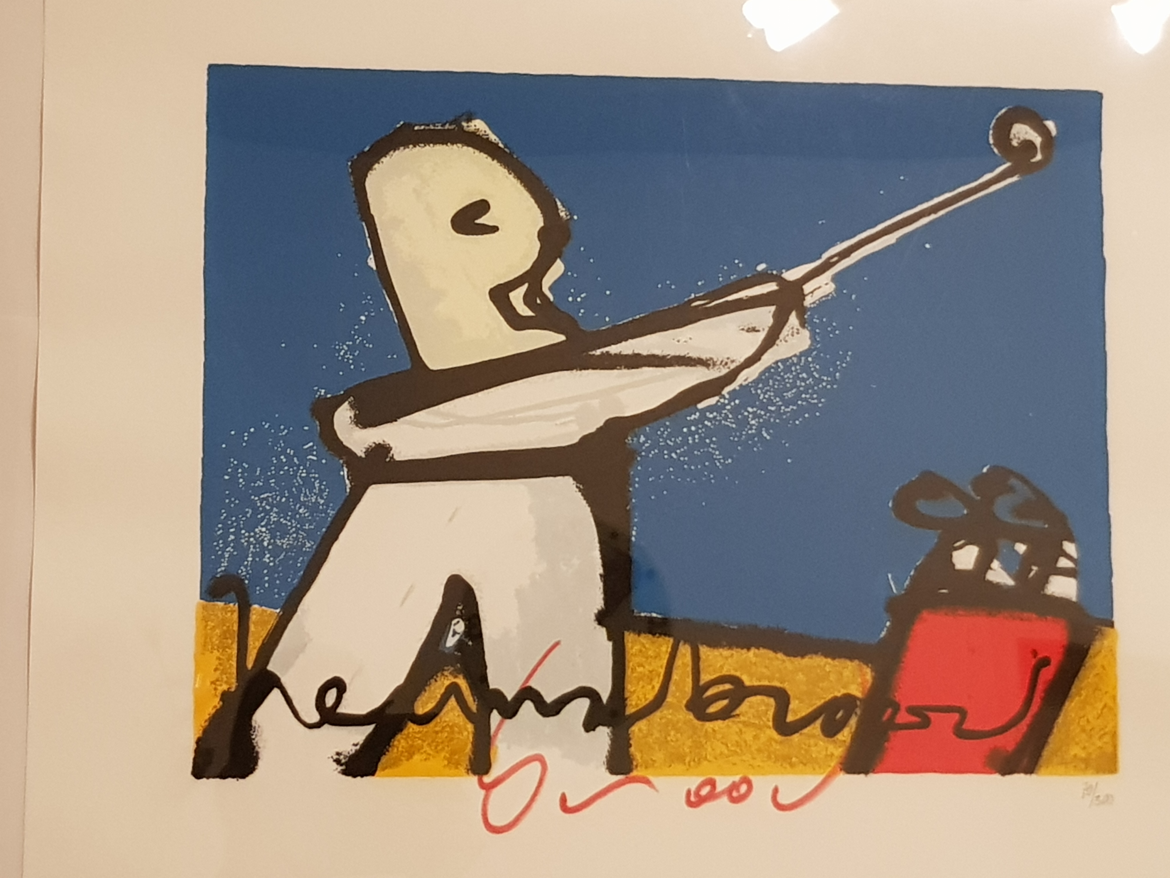 Herman Brood - De golfer  kopen? Bied vanaf 150!