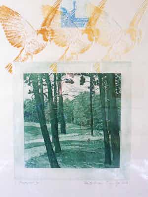 Leentje Linders - Ets. Titel, "Kopperprent". verkocht voor € 40!