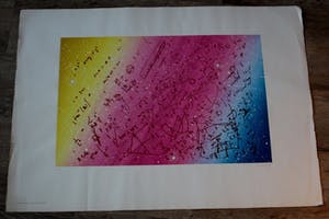 Jacques Monory - Kleurrijke zeefdruk kopen? Bied vanaf 49!