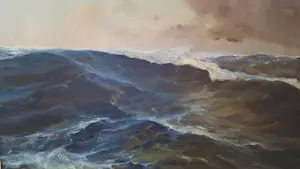 Wilhelmus Jean Frederic Imandt - Olie op doek - Zeezicht - gesigneerd kopen? Bied vanaf 495!