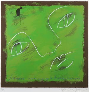 Wouter Stips - Zeefdruk, Siempre Vienna - Ingelijst kopen? Bied vanaf 35!