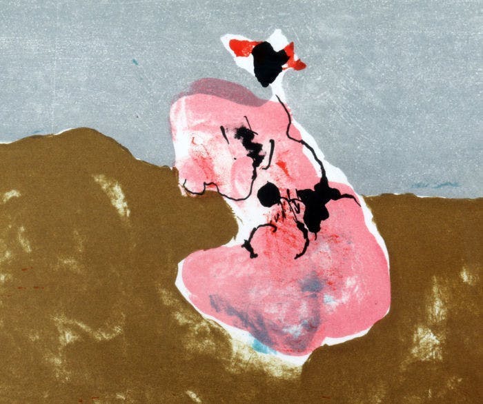 Constant - Vrouw en hond- Litho-1965 kopen? Bied vanaf 295!