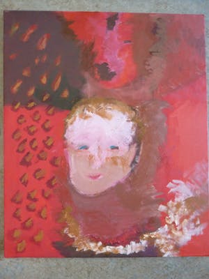 Margriet Snel - portret vrolijk kind kopen? Bied vanaf 19!