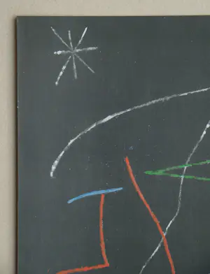 Joan Miro - Vogel in de nacht - 1958 - Lithografie met gesigneerde stencil kopen? Bied vanaf 120!