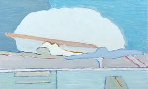 Paul Overhaus - Olieverf op board, Wolken - Ingelijst kopen? Bied vanaf 70!