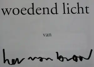 Herman Brood - Boek Woedend licht, incl. zeefdruk - 2000. kopen? Bied vanaf 100!