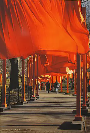 AcheterChristo - "The Gates " Central Park NYC - 2005 - ongesigneerde foto litho? Enchérissez de 35!