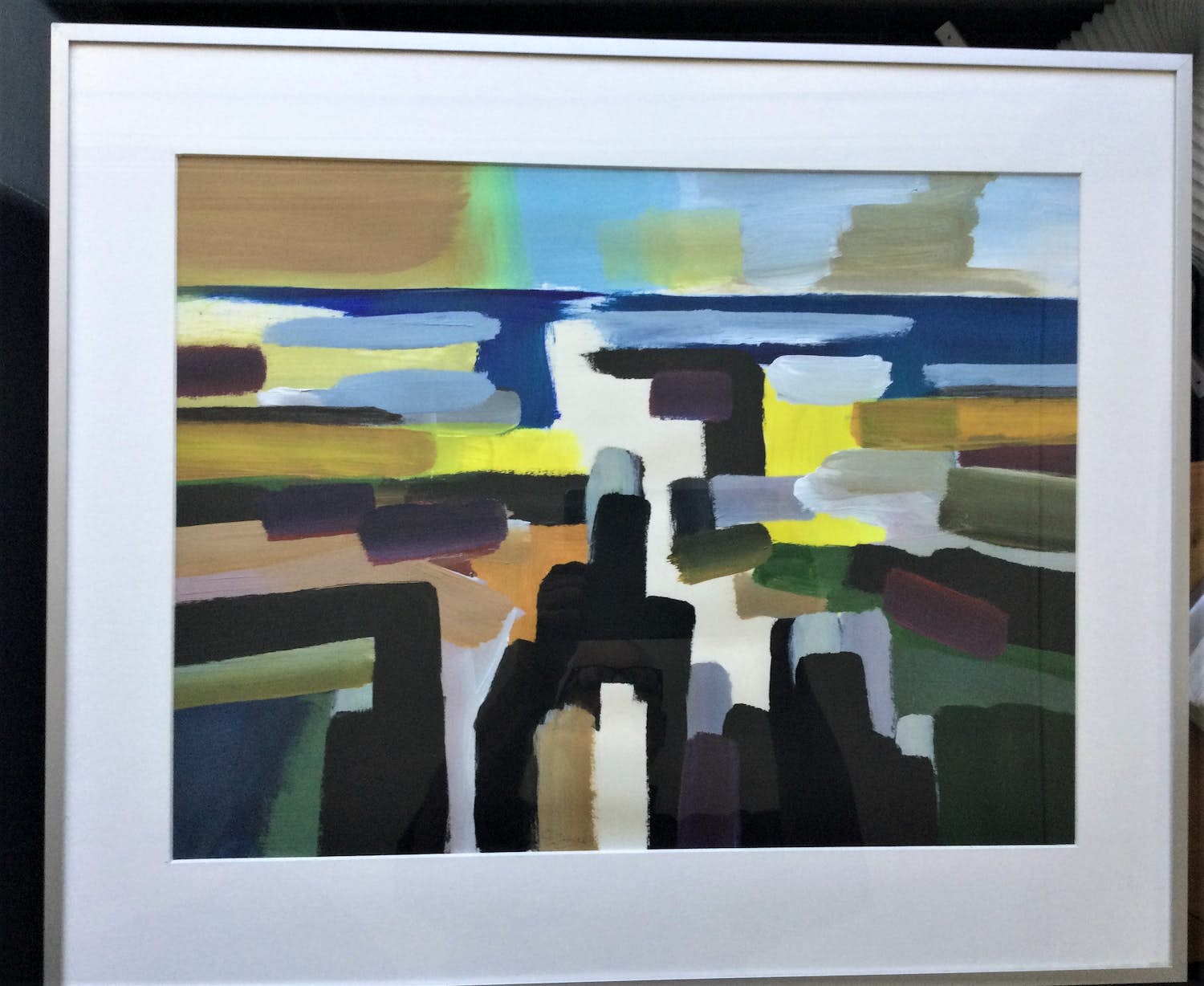 Eddy Sikma - abstract landschap (2) verkocht voor € 60!