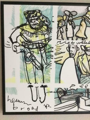 Herman Brood - top schilderij + HB-M certificaat kopen? Bied vanaf 4600!