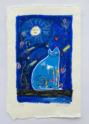 Franz Lauter - De blauwe kat kopen? Bied vanaf 65!