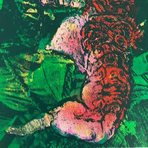 Wilfried Pas - Grote gesigneerde zeefdruk - 8/10 - Kleine oplage! - 1972 - Zelden aangeboden! kopen? Bied vanaf 65!