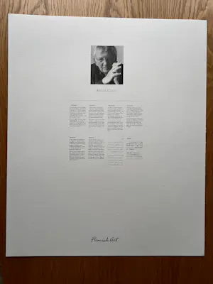 Hugo Claus - Gesigneerde kleurenlithografie - 1999 - zeer goede staat kopen? Bied vanaf 95!
