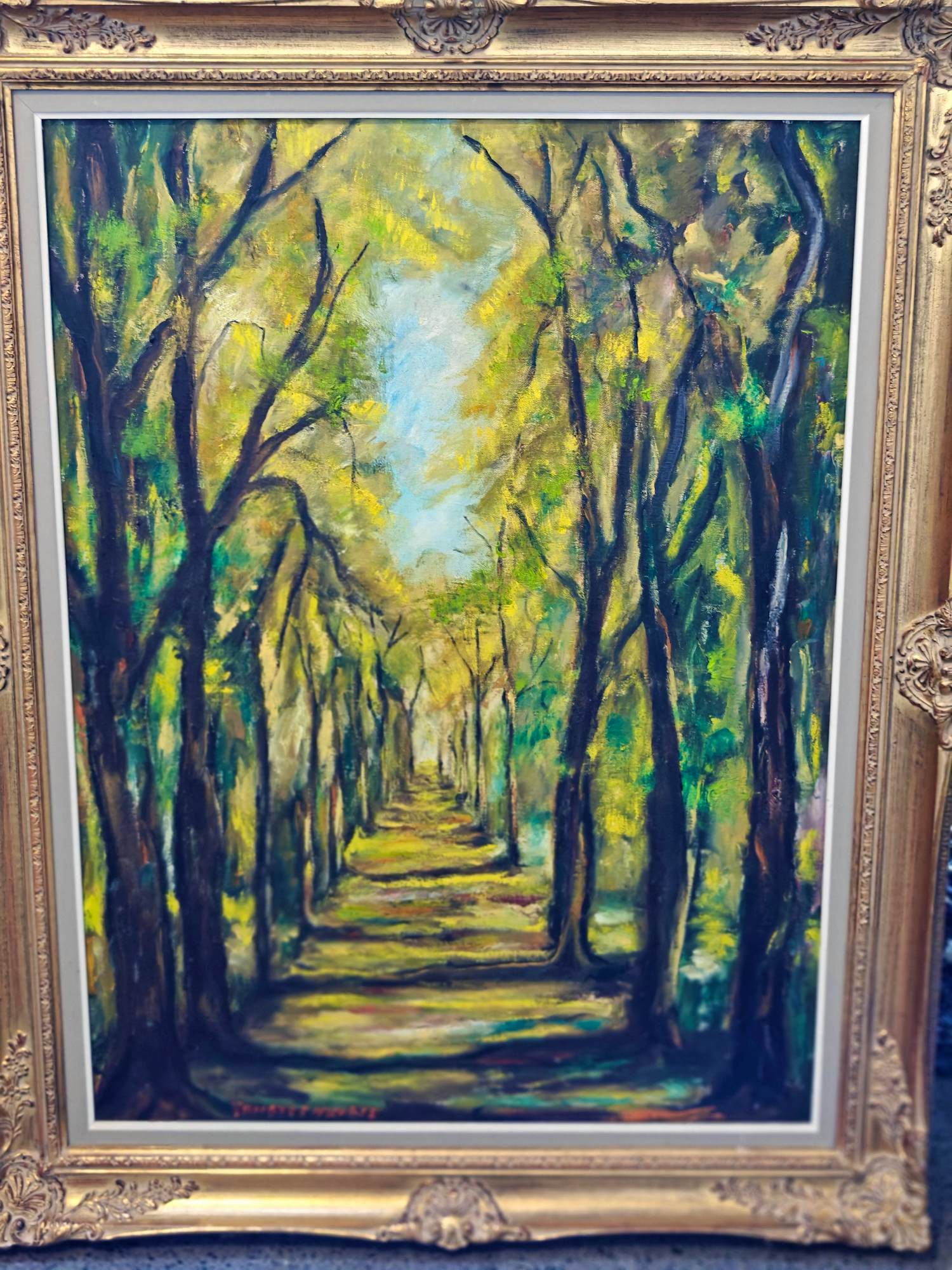 AcheterFreddy Vansteenkiste - Schilderij "Dreef"? Enchérissez de 250!